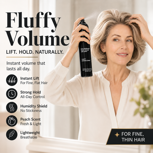 Fluffy Hair Shaping Spray – Peach-Scented Volumizing Hair Mist